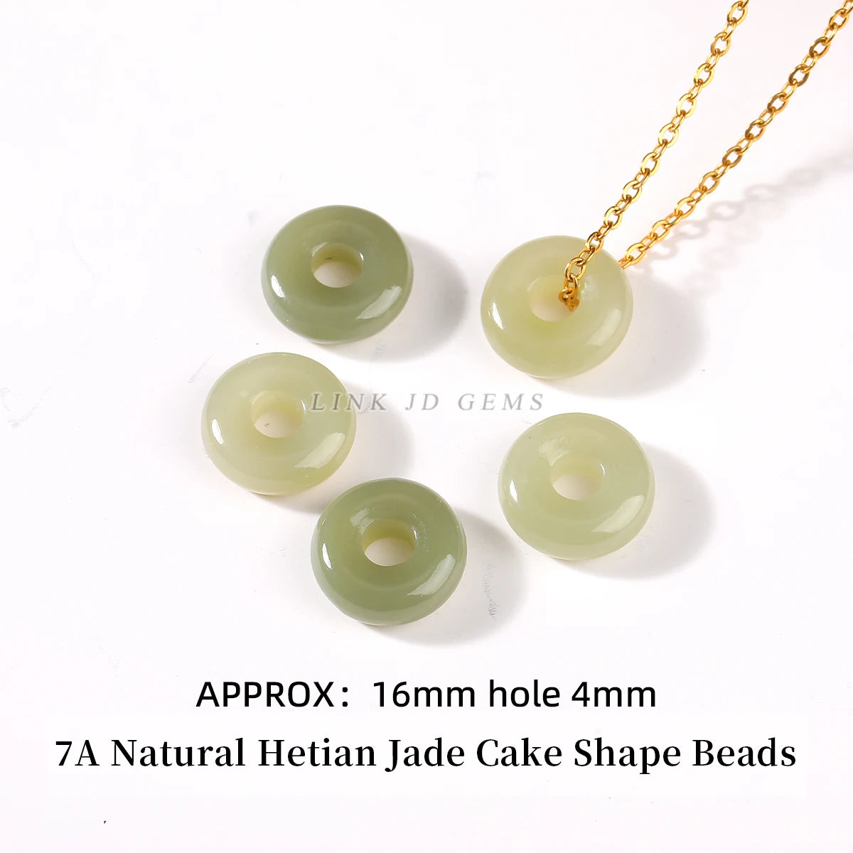 1Pc Natural Stone Hetian Jade Carved Bead Pixiu Buddha Bead Supplies for Jewelry Making DIY Bracelet Necklace Accessories