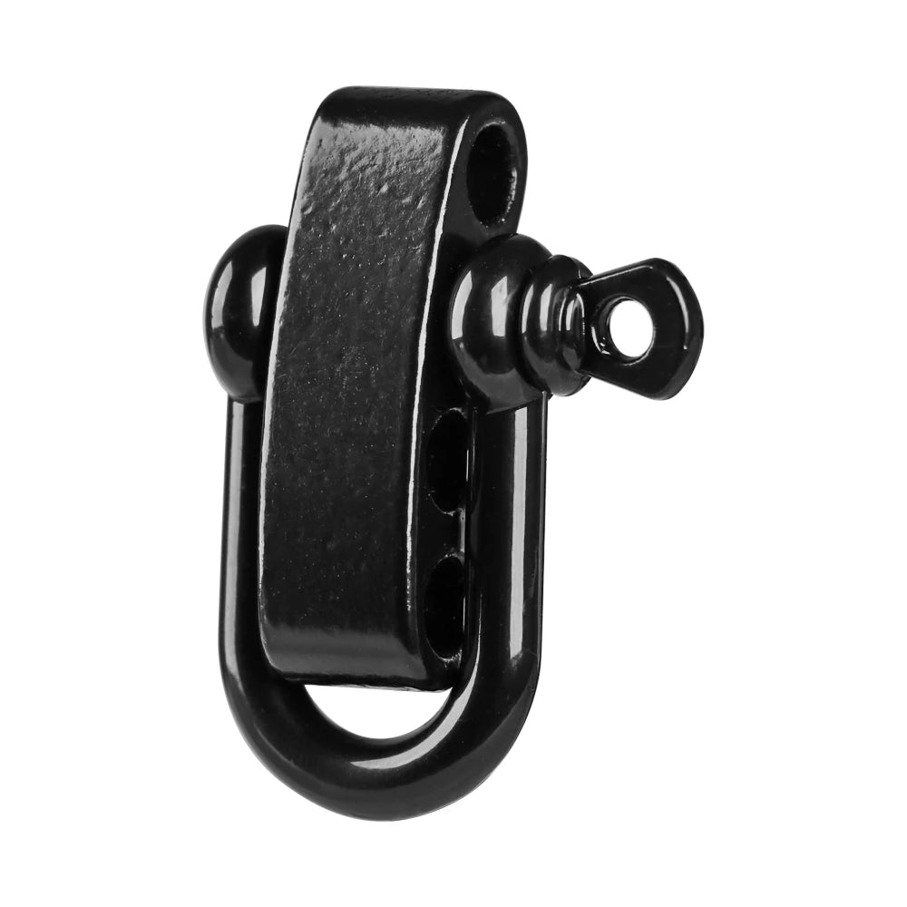 1 PC Black U Anchor Shackle Screw Pin Paracord Bracelet Buckle Paracord Bracelet Accessories Outdoor Tool Survival Rope Fittings