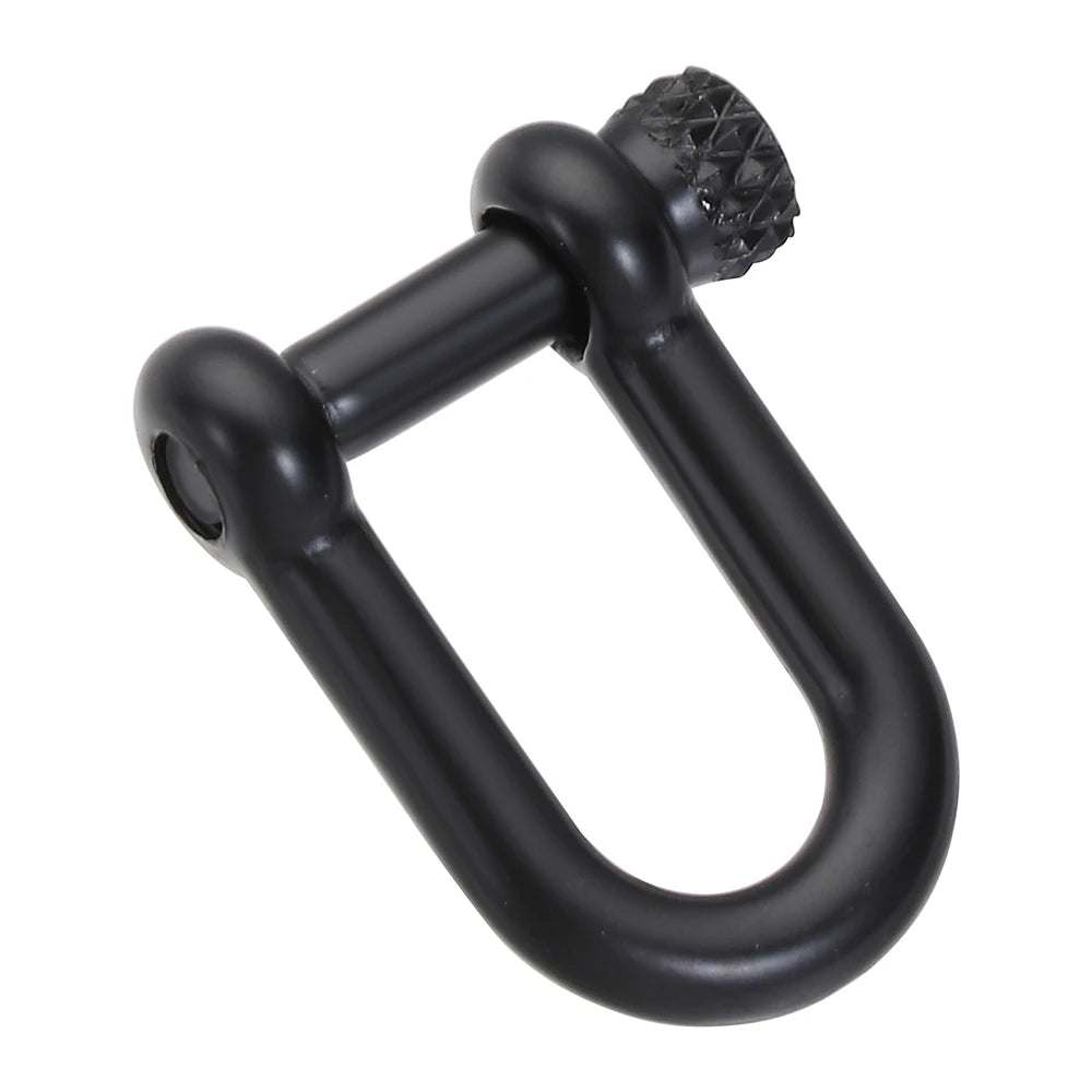 1 PC Black U Anchor Shackle Screw Pin Paracord Bracelet Buckle Paracord Bracelet Accessories Outdoor Tool Survival Rope Fittings
