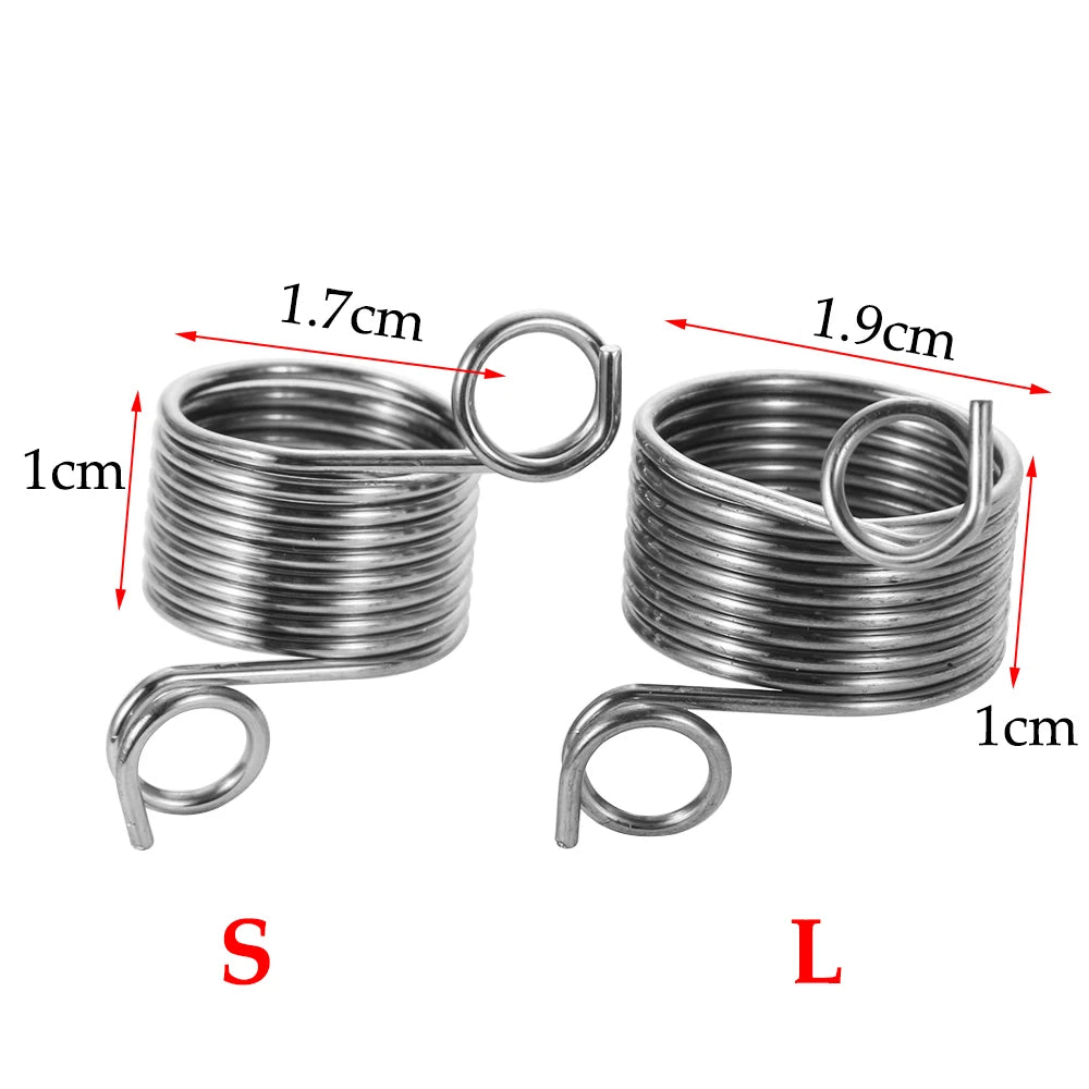 1Pc DIY Multi Style Ring Knitting Loop Crochet Tool Fish Knitting Ring Finger Wear Thimble Yarn Adjustable Open Fingering Tools