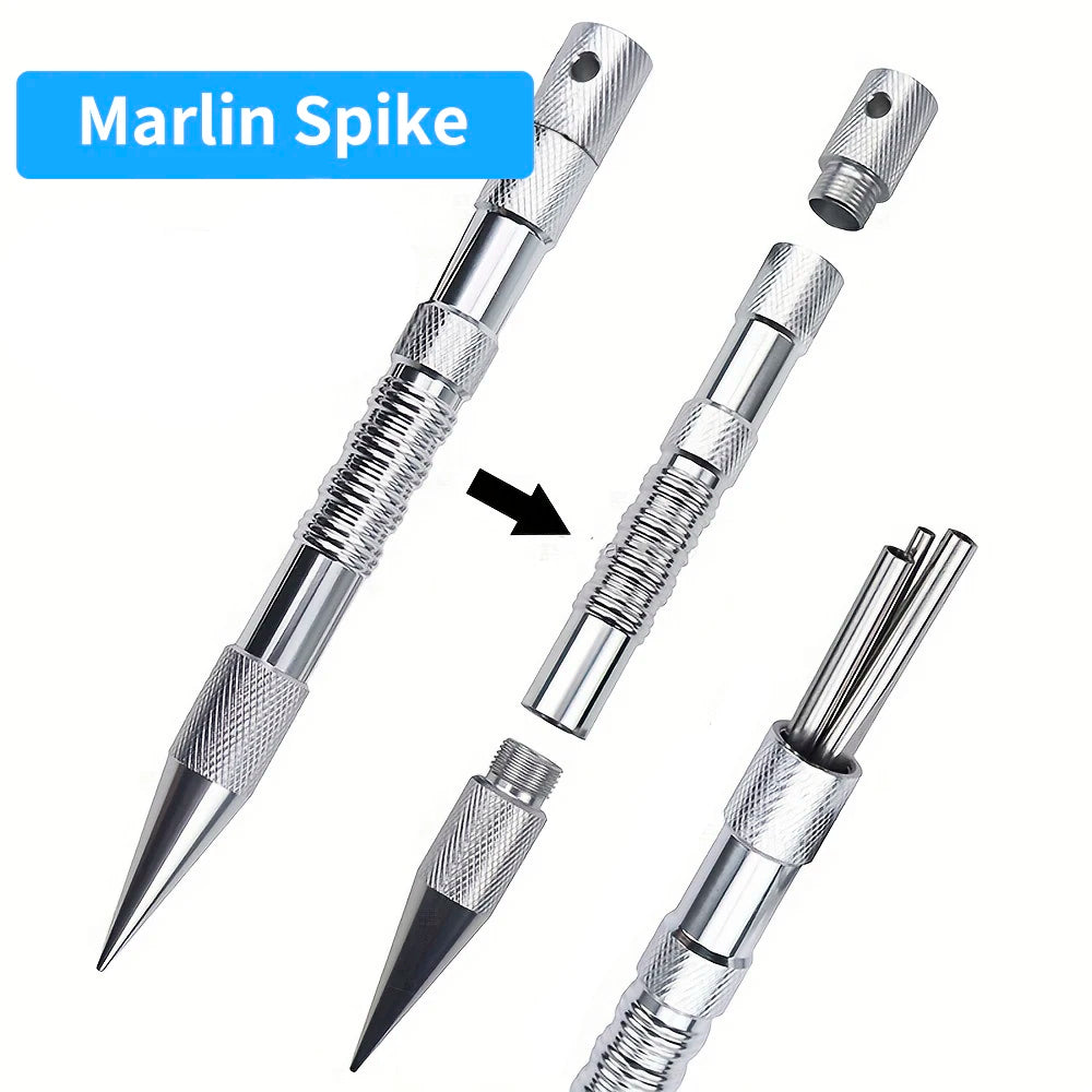 Paracord Marlin Spike Knotter Tools Lacing Needles Paracord Tools DIY Weaving Lacing Stitching Needles and Smoothing Tool