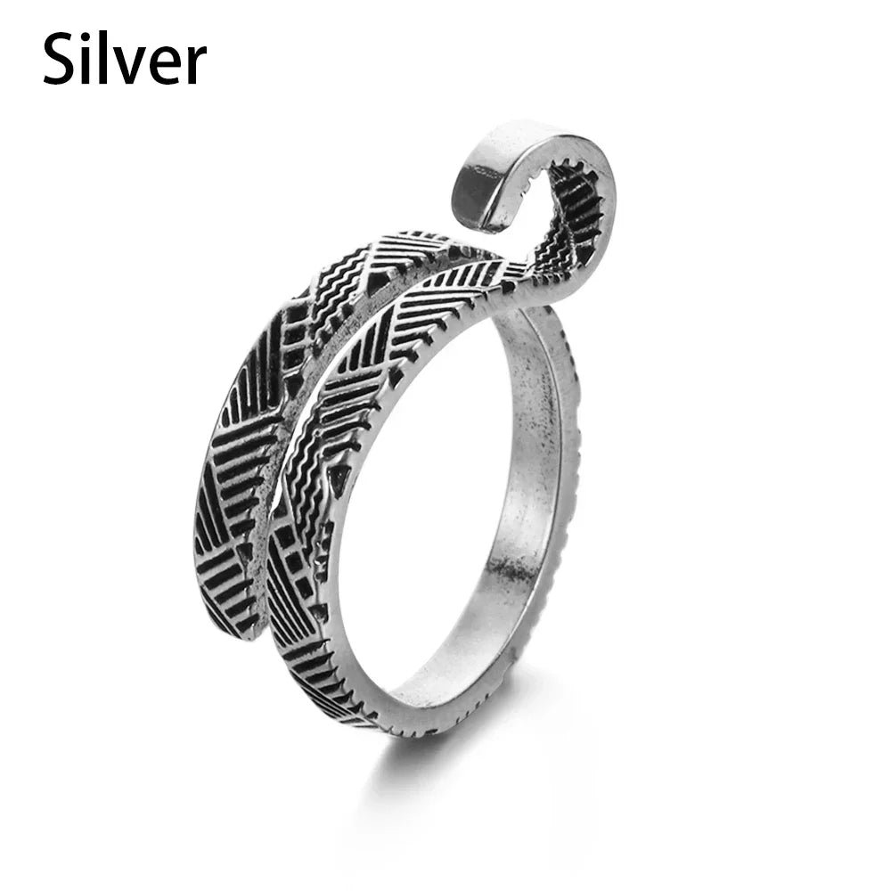 1Pc DIY Multi Style Ring Knitting Loop Crochet Tool Fish Knitting Ring Finger Wear Thimble Yarn Adjustable Open Fingering Tools