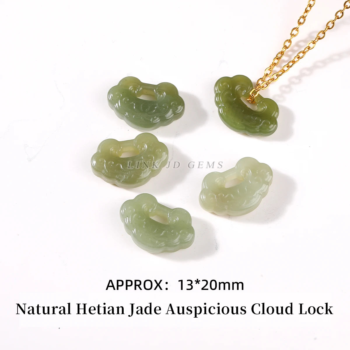 1Pc Natural Stone Hetian Jade Carved Bead Pixiu Buddha Bead Supplies for Jewelry Making DIY Bracelet Necklace Accessories