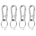 4 Pieces Keychain Key Clip Key Holder Security Metal Key Clip for Belt Belt Clip