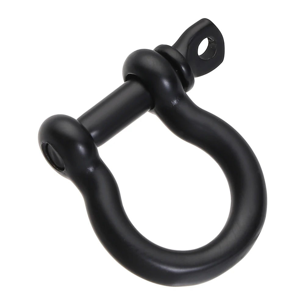 1 PC Black U Anchor Shackle Screw Pin Paracord Bracelet Buckle Paracord Bracelet Accessories Outdoor Tool Survival Rope Fittings