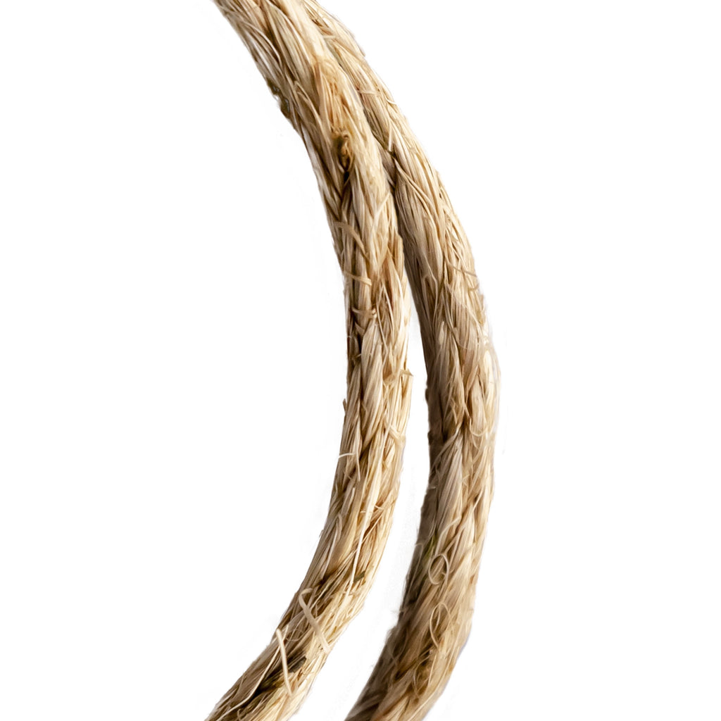 8025L-4HT Sisal Rope, 3/8" X 50', Natural Fiber, Twisted, for Outdoor/Garden Use