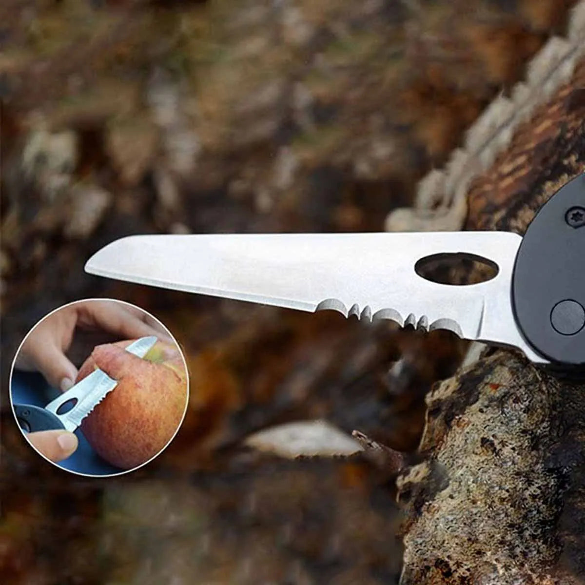Multifunctional Self Defense Tools Climbing Carabiner Security Hook Gear Buckle Outdoor Safety Defensa Personal Tactical Knife