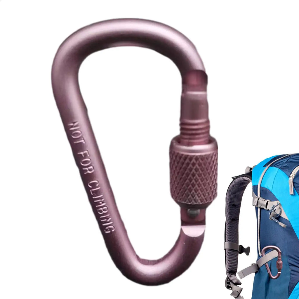 Portable Aluminum Alloy Guyline Tensioner Rope Tightener D Ring Paracord Tensioner for Outdoor Camping Tent Accessories