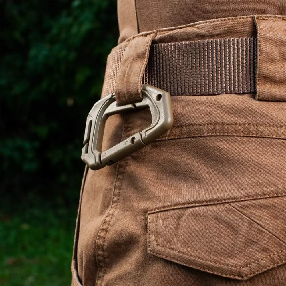 Tactical Carabiners | Fast Spring Hard Hook Buckle D-Clip for Molle Webbing Accessories Backpack/Vest/Belt
