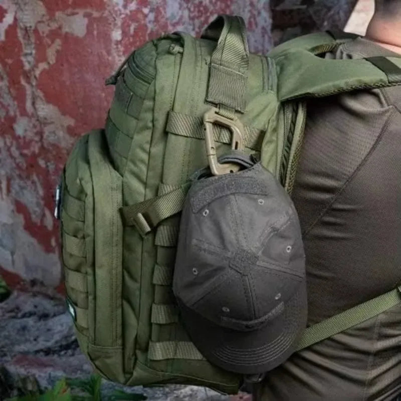 Tactical Carabiners | Fast Spring Hard Hook Buckle D-Clip for Molle Webbing Accessories Backpack/Vest/Belt