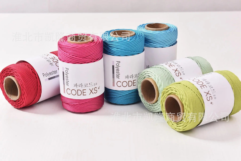 2mm Paracord 65meters Outdooring & Bracelet Making Cord High Strength Camping Rope Survival Parachute Cord
