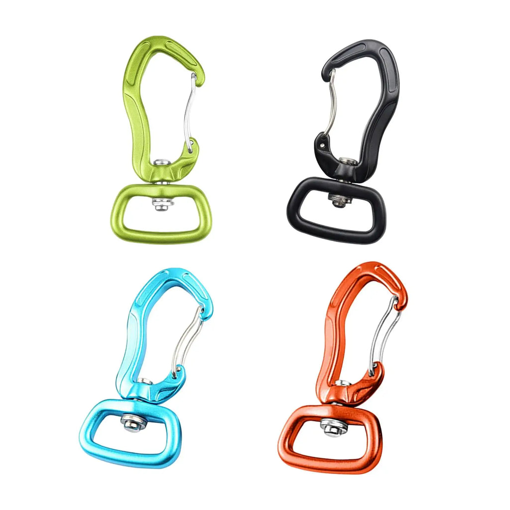 360° Rotating Swivel Carabiner Clip Locking Carabiner Clip for Hammock Key Chain Hiking Heavy Duty Swivel Carabiner Clip