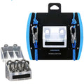 Lock Buckle Rope with Roller Tensioner 6 Hooks Non-Slip Tie Down Rope Quick Adjust Heavy-duty Paracord Adjusters