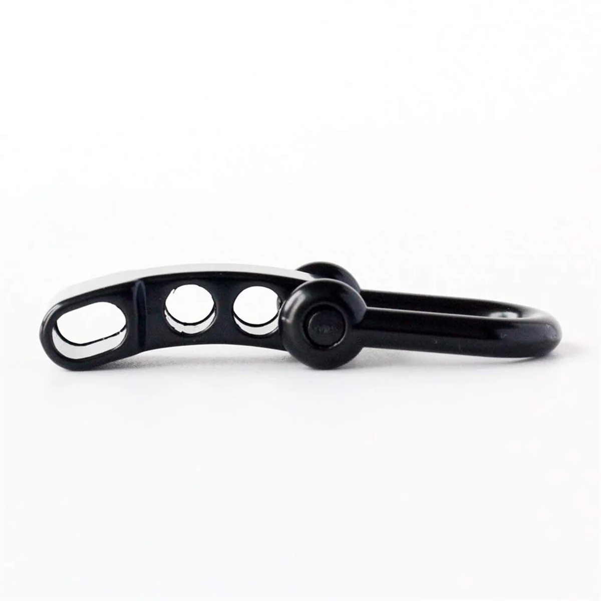 10Pcs Paracord Bracelet Shackle Buckle, Bow Anchor Shackle Clasp D Shackle Clip Adjustable for Survival Bracelet Black