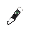 D-ring Carabiner with Compass Survival Compasses Button Design Practical Guider Adventure Tools