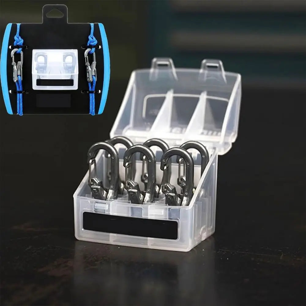 Lock Buckle Rope with Roller Tensioner 6 Hooks Non-Slip Tie Down Rope Quick Adjust Heavy-duty Paracord Adjusters