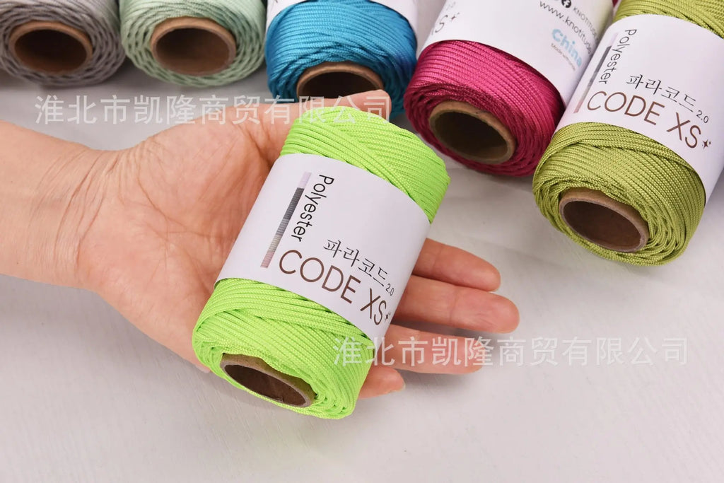 2mm Paracord 65meters Outdooring & Bracelet Making Cord High Strength Camping Rope Survival Parachute Cord