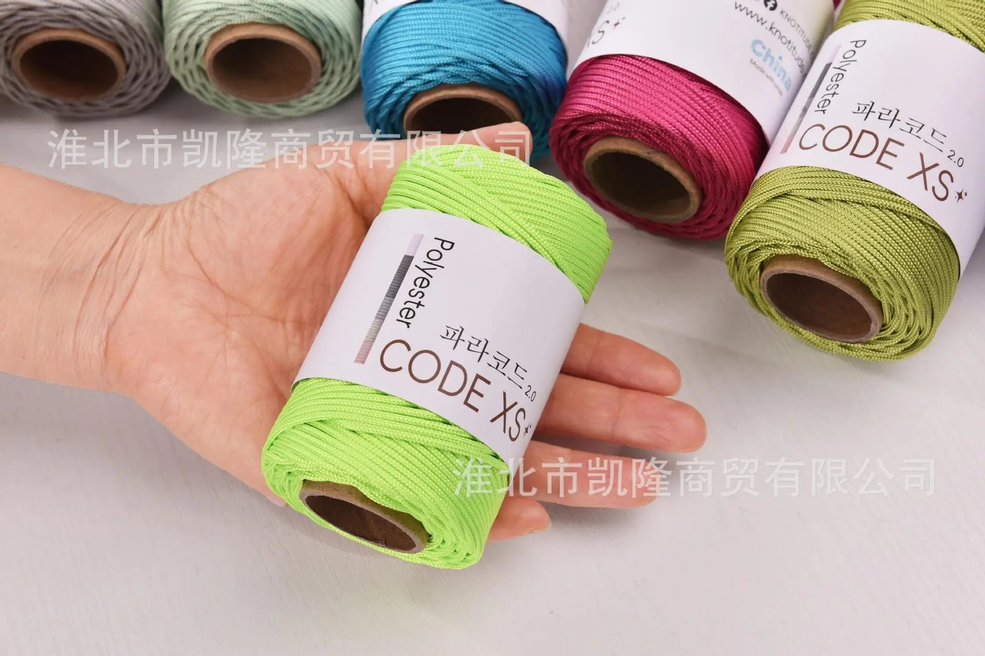 2mm Paracord 65meters Outdooring & Bracelet Making Cord High Strength Camping Rope Survival Parachute Cord