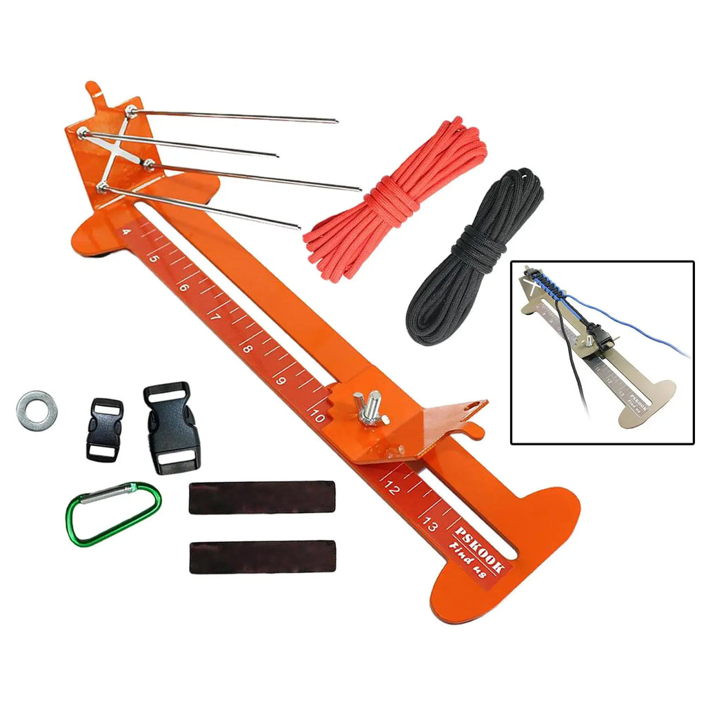 Metal Paracord Bracelet Jig Kit Making Parachute DIY Craft Tool Adjustable