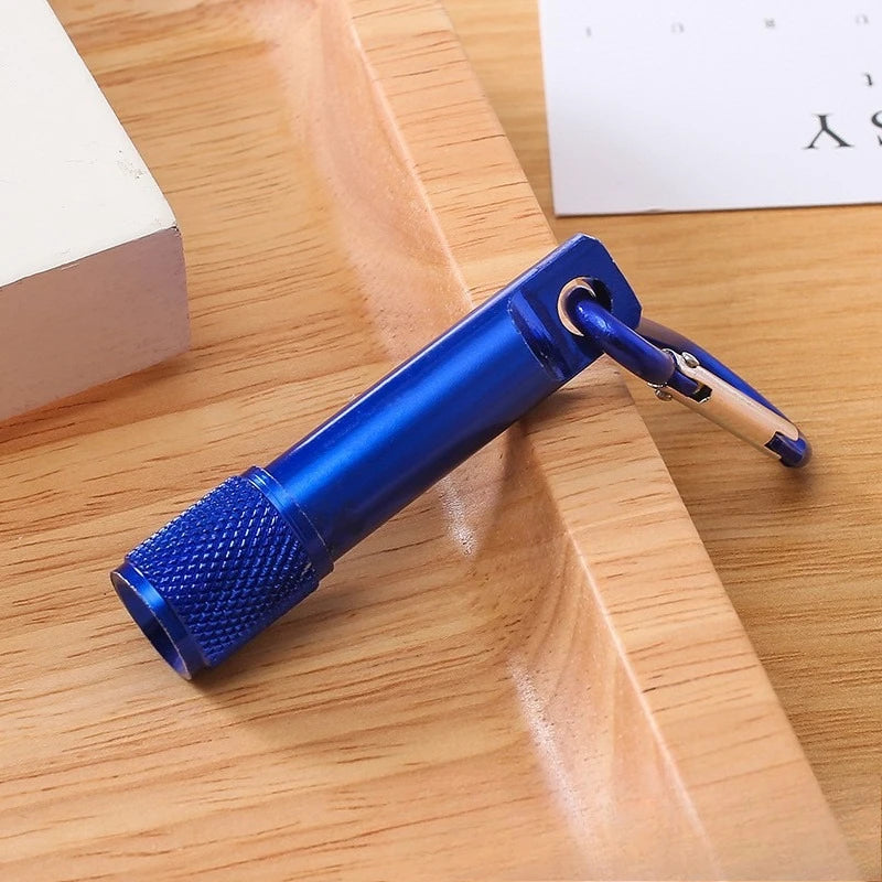 Carabiner Mini Flashlight,Outdoor Portable Style,LED Bright Light,Durable ABS Material,Waist/Bag Hanging,CampingHiking Essential