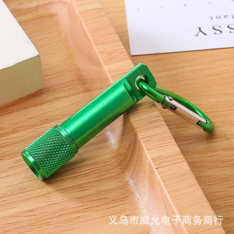 Carabiner Mini Flashlight,Outdoor Portable Style,LED Bright Light,Durable ABS Material,Waist/Bag Hanging,CampingHiking Essential