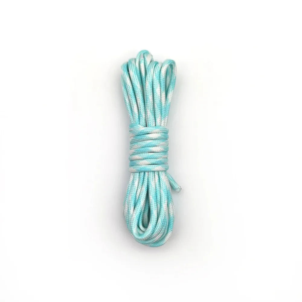 5m Dia.4Mm 7 Cores Luminous Paracord Tent Rope for Hiking Camping Rope Clothesline Bracelet Braided Rope Lanyard