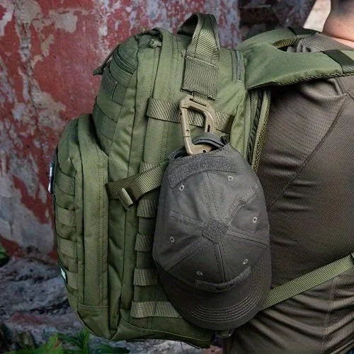 Tactical Carabiners | Fast Spring Hard Hook Buckle D-Clip for Molle Webbing Accessories Backpack/Vest/Belt