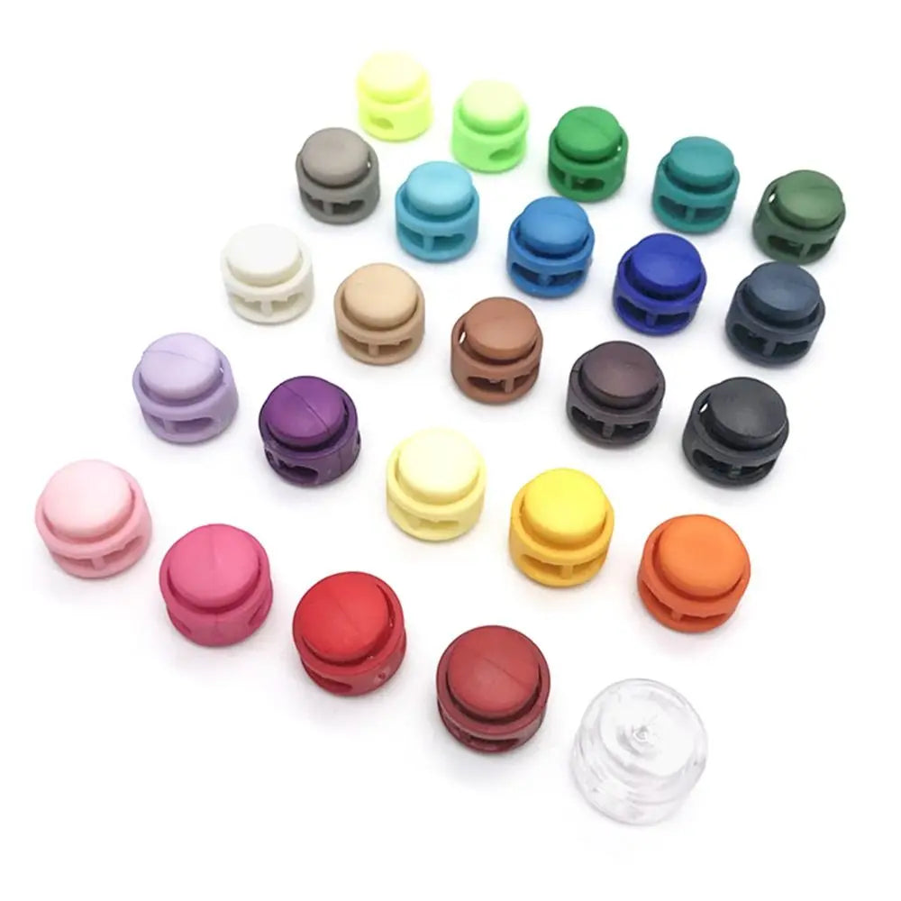 10Pcs Paracord Lanyard Spring Cord Lock Stopper Backpack Sportswear Shoelace Bag Parts Accessories Rope Clamp Plastic