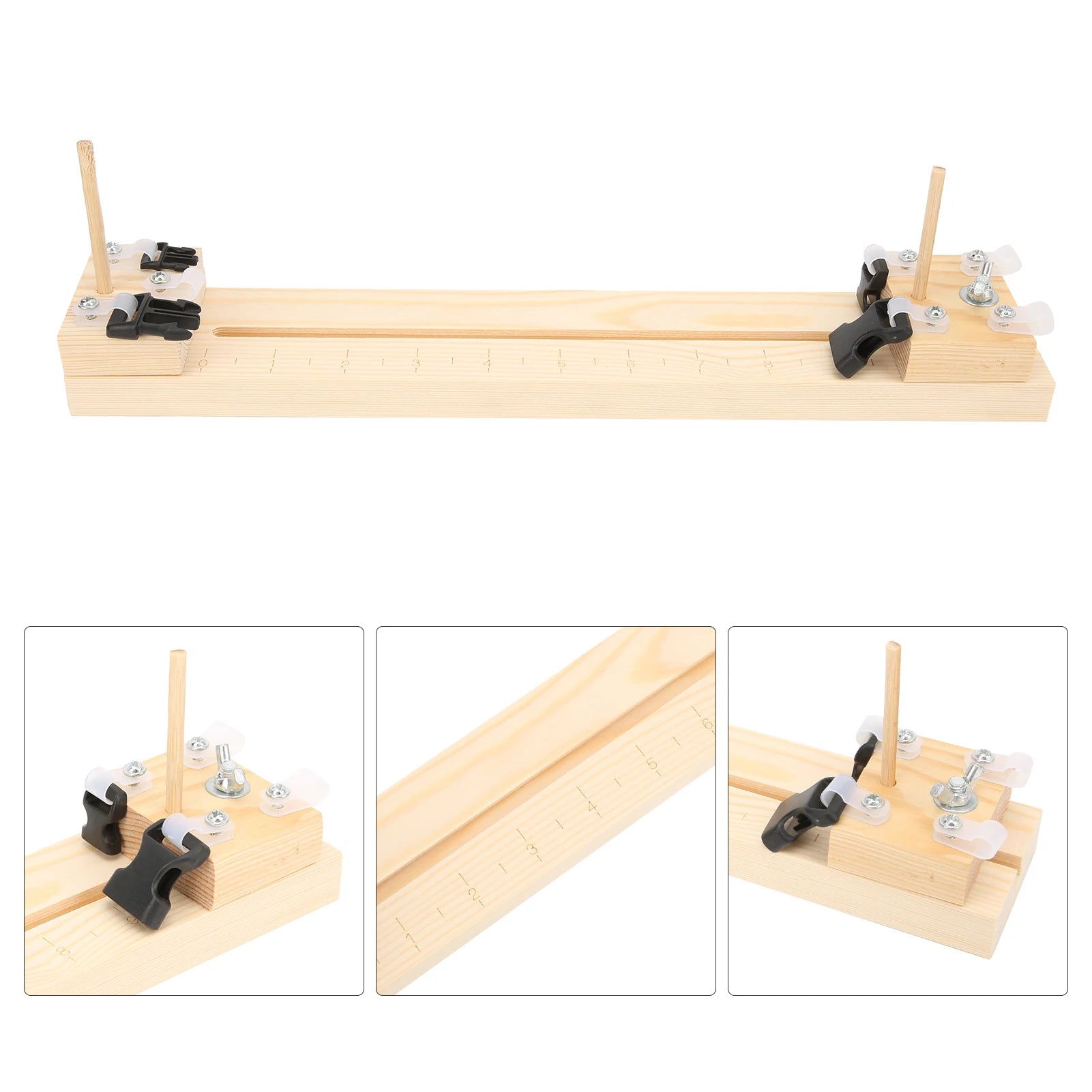 Weaving Wooden Frame Paracord Steel Needle Combination Paracord DIY Bracelet Weaving Tool