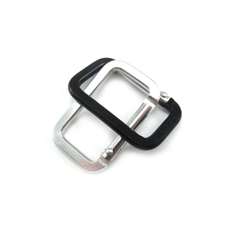  5/10/20 Pcs/Pack Aluminum Carabiner Snap Hook Keychain For Paracord Outdoor Activities Hiking Camping