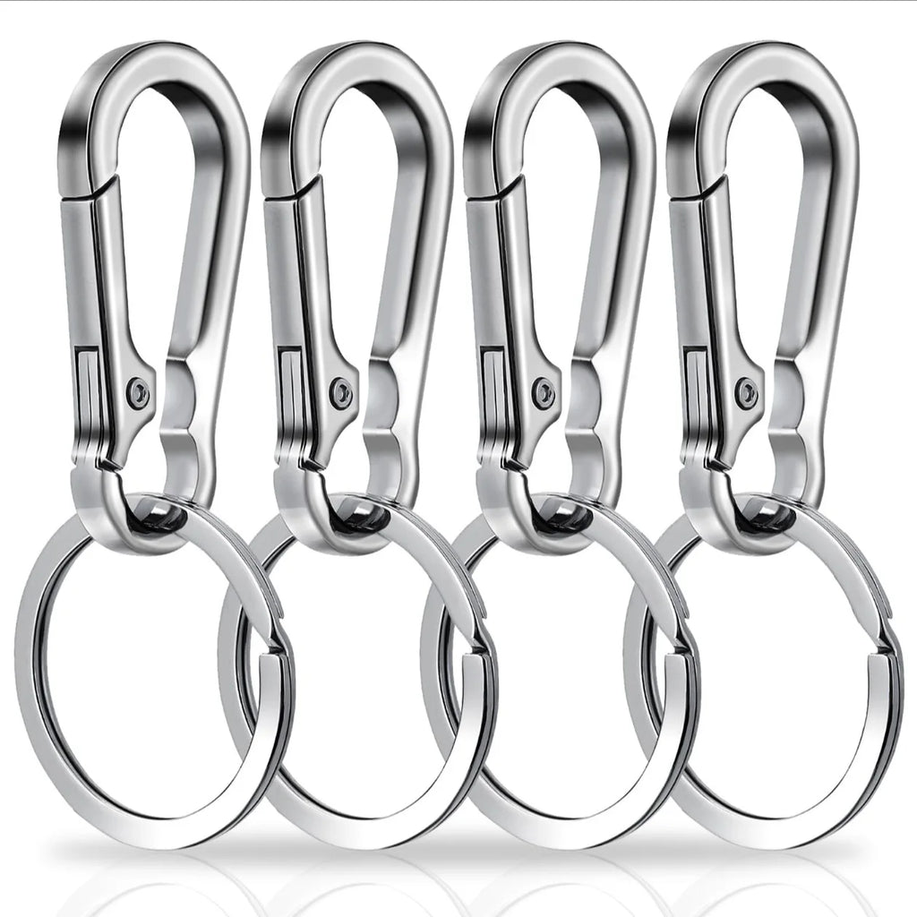 Carabiner Clip Keychain Metal Carabiner Shape Key Ring Keyring Key Holder Clips Hook Holder Organizer for Car Keys Finder f