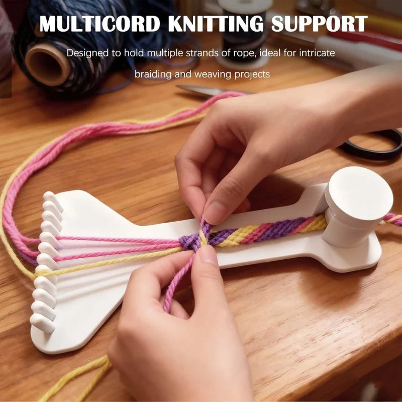 Macrame Braiding Board With Secure Notches Tangle-Free Paracord Bracelet Maker Project Tray Lightweight DIY Craft Tool