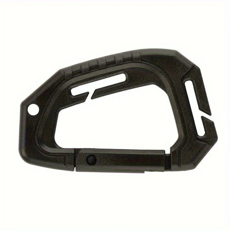 Tactical Carabiners | Fast Spring Hard Hook Buckle D-Clip for Molle Webbing Accessories Backpack/Vest/Belt