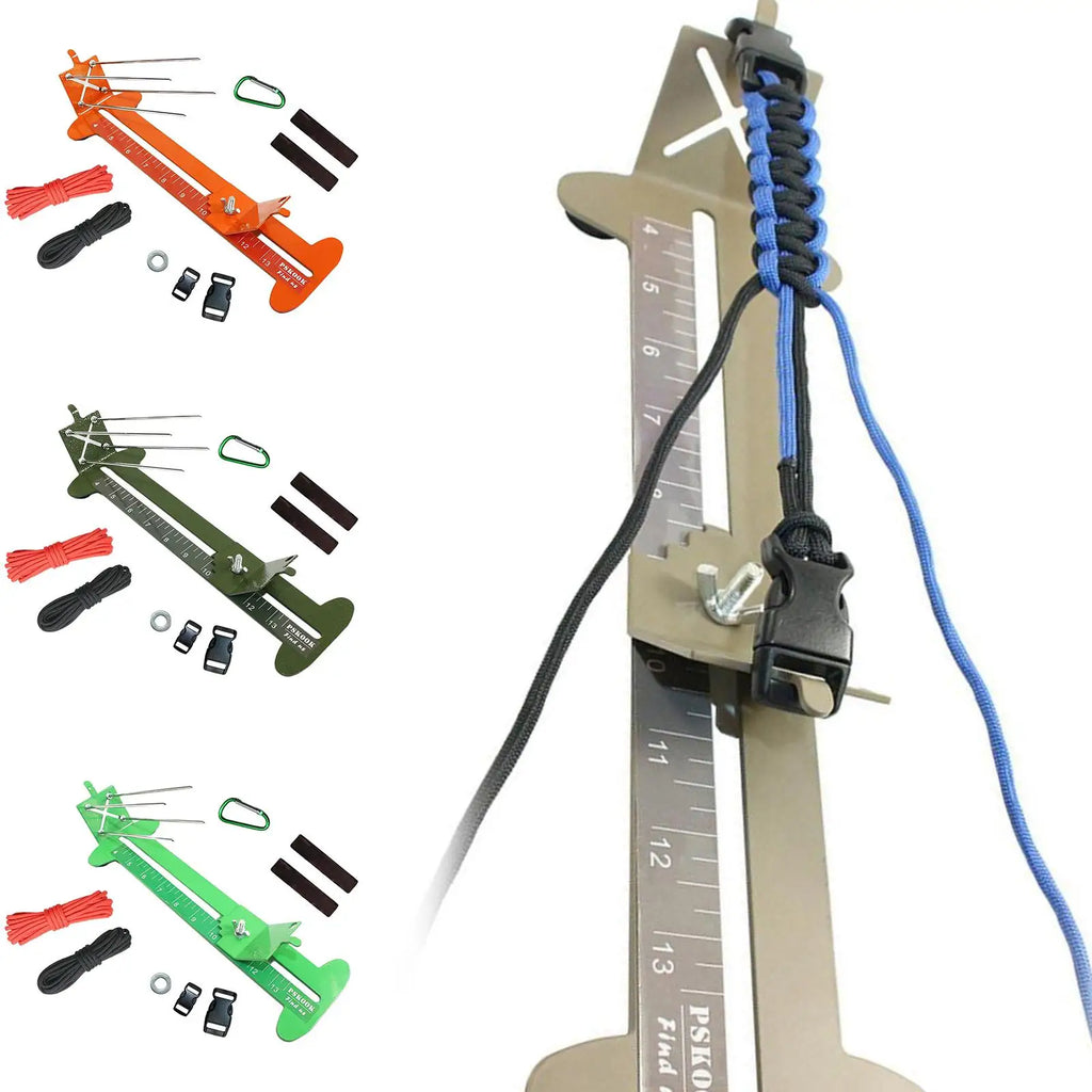 Metal Paracord Bracelet Jig Kit Making Parachute DIY Craft Tool Adjustable