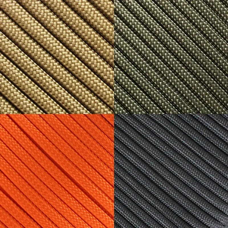 550 Military Grade Paracord 7 Strand 4mm Tactical Parachute Cord for Camping Outdoor Survival DIY Bracelet Rope Accessory