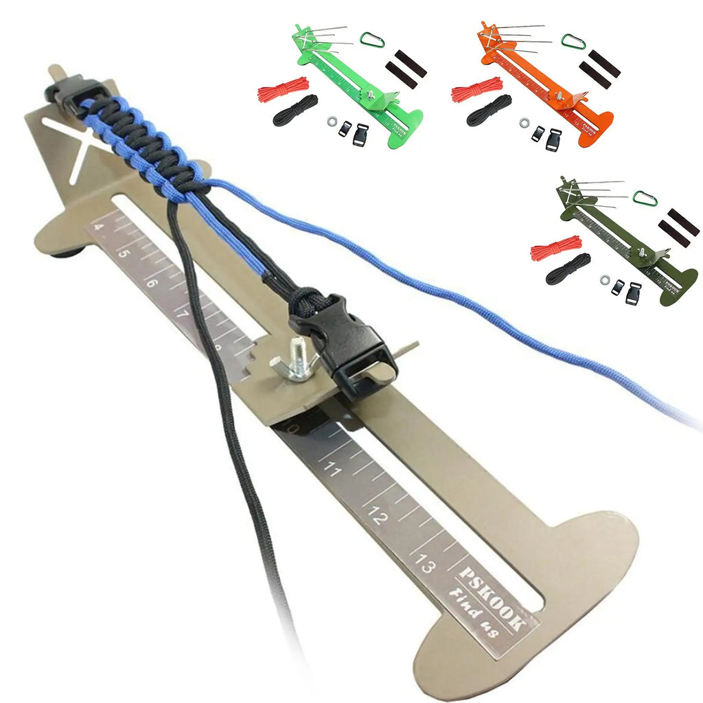 Metal Paracord Bracelet Jig Kit Making Parachute DIY Craft Tool Adjustable