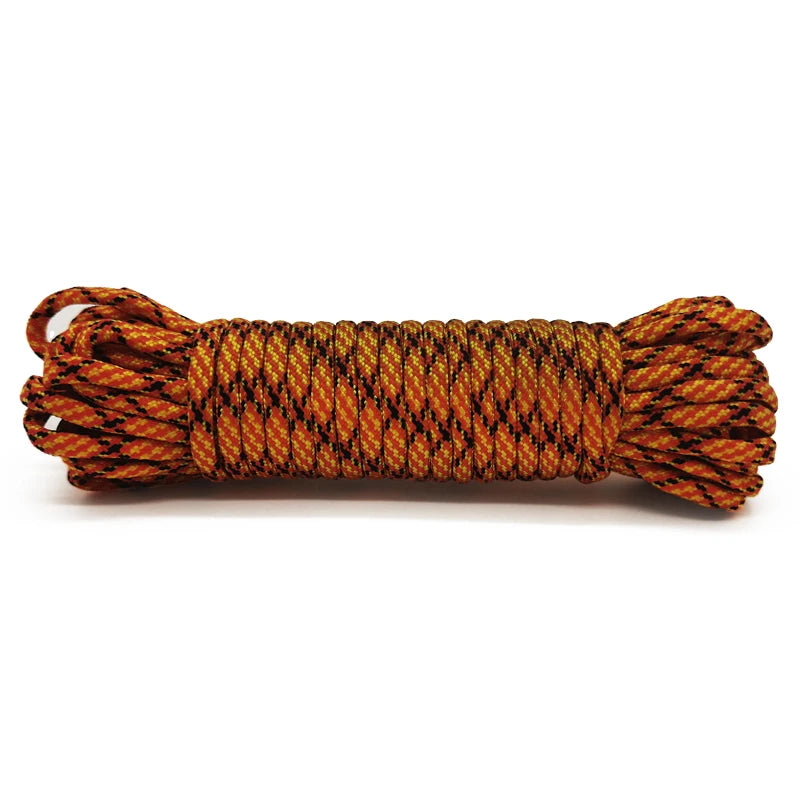 7 Cores 550 Paracord Cord 5 15 30 M Dia.4mm For Outdoor Camping Survival Lanyard Parachute Rope Hiking Tent Accessories