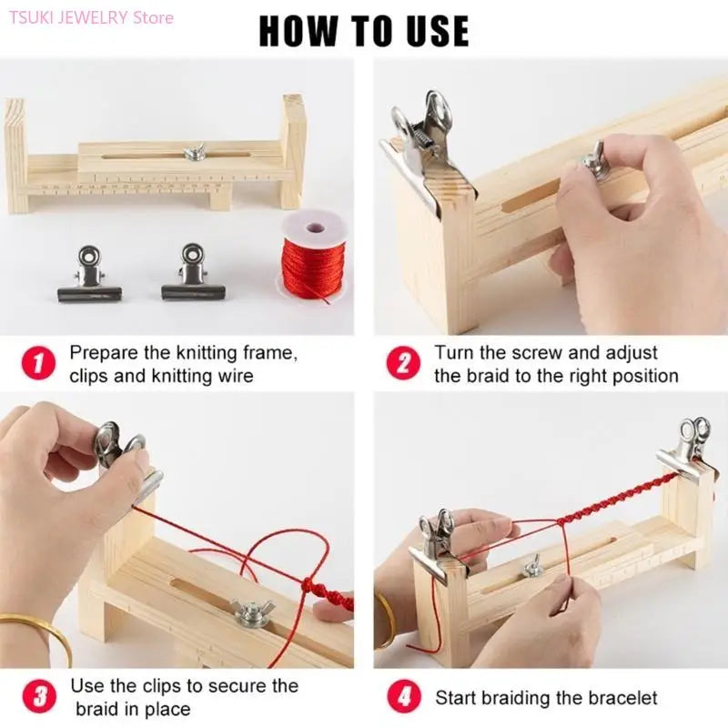 62KE Professional Paracord Bracelet Weaving Set with Tools for Jewelry Making
