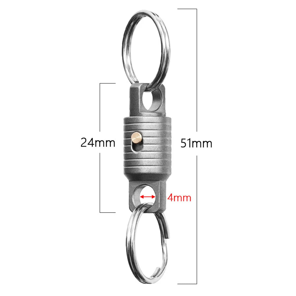 Bushcraft Camping Carabiner Beautiful Appearance Compact Design Easy To Carry Outdoors Flexible And Convenient Use