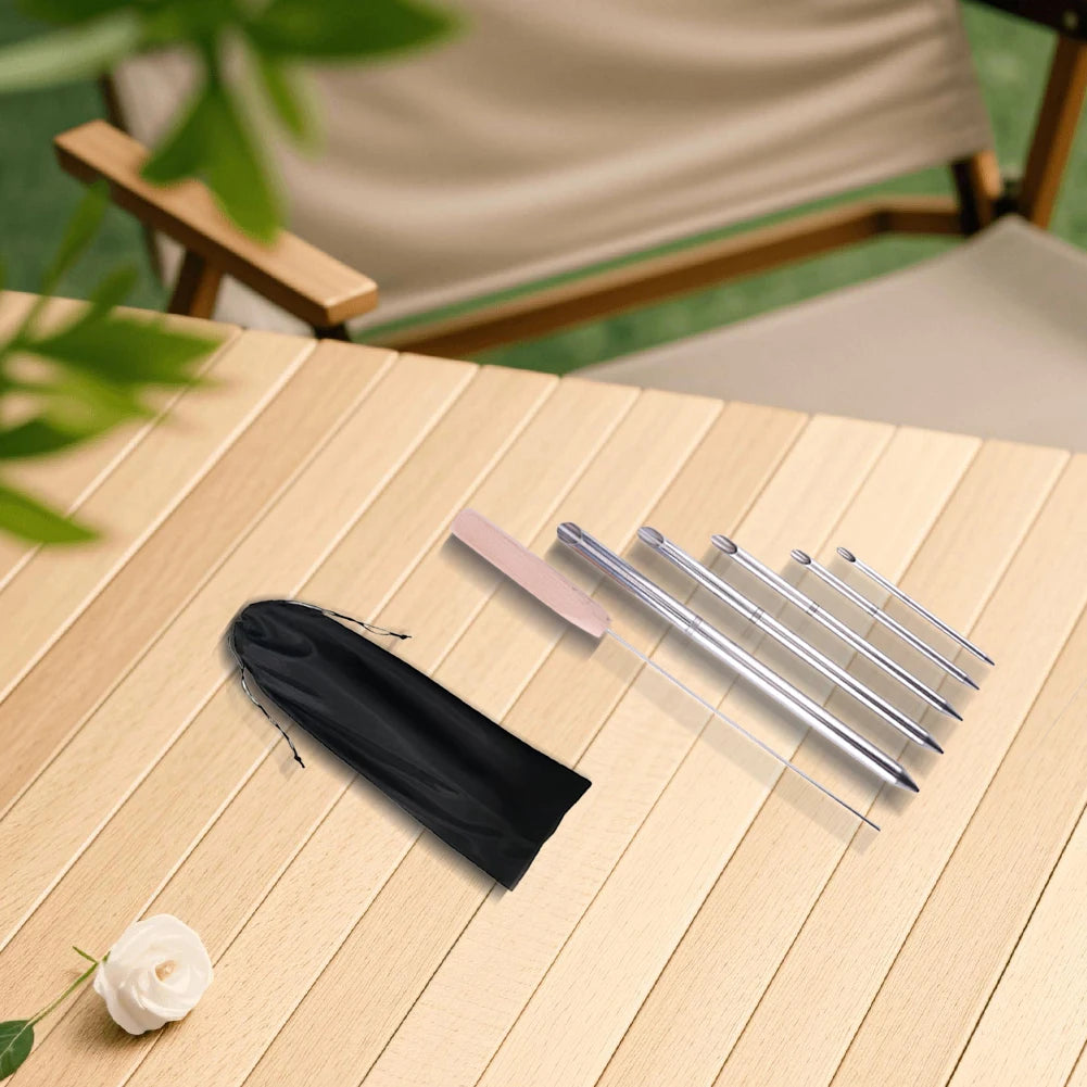 Paracord Knitting Tool Set Stainless steel Parachute Cord Needles Bracelets DIY Weave Tool Umbrella Rope Splicing Tool Kits