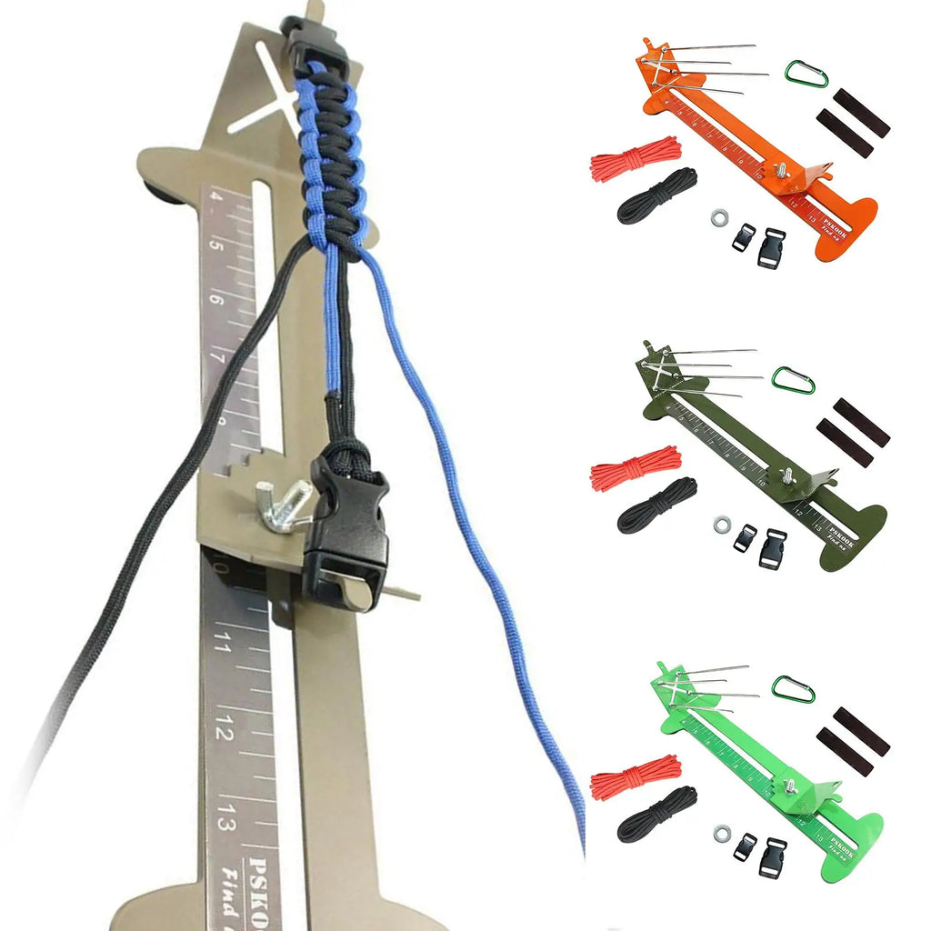 Metal Paracord Bracelet Jig Kit Making Parachute DIY Craft Tool Adjustable