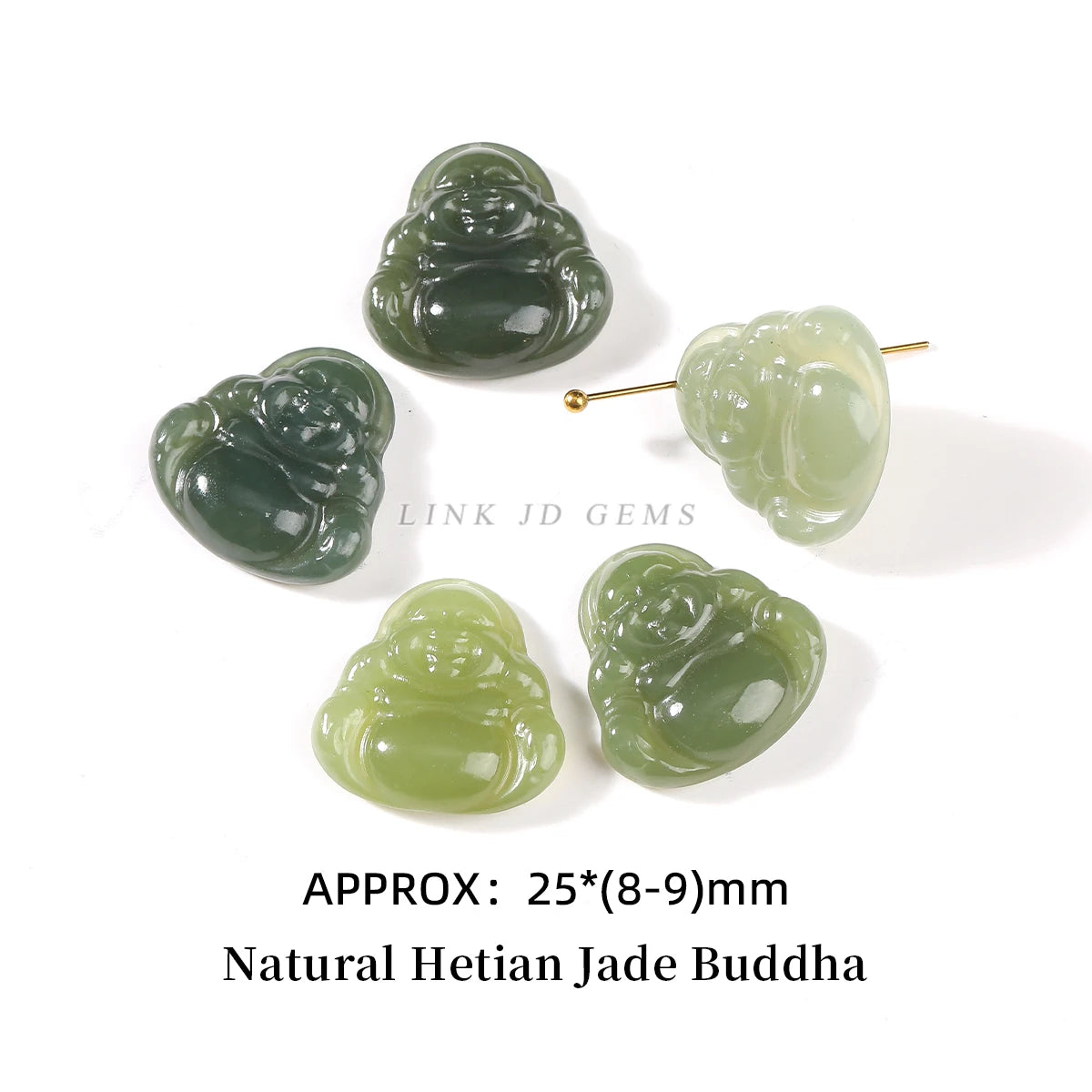 1Pc Natural Stone Hetian Jade Carved Bead Pixiu Buddha Bead Supplies for Jewelry Making DIY Bracelet Necklace Accessories