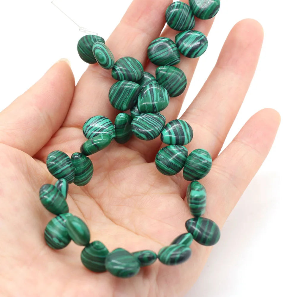 100% Natural Stone Bead Drop Shape India Agates/Quartzs Bead for Fine Jewelry Accessories Making Women Bracelet Necklace