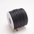 1.5Mm 15M/35M Waxed Cotton Cord Beading Cord Waxed String Wax Cord for Jewelry Making and Macrame Supplies Roll Spool HK055