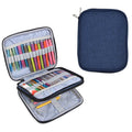 Crochet Hook Case Storage Zipper Bag for Various Crochet Hooks Colorful Cat Crochet Hook Tote Organizer Large Web Pockets