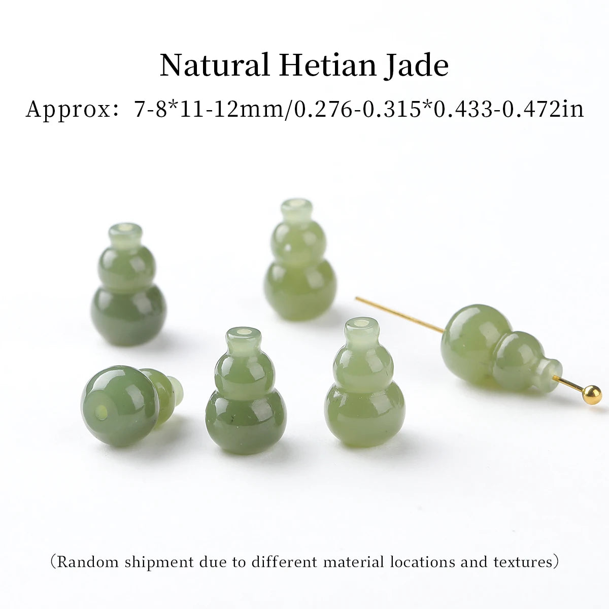 1Pc Natural Stone Hetian Jade Carved Bead Pixiu Buddha Bead Supplies for Jewelry Making DIY Bracelet Necklace Accessories