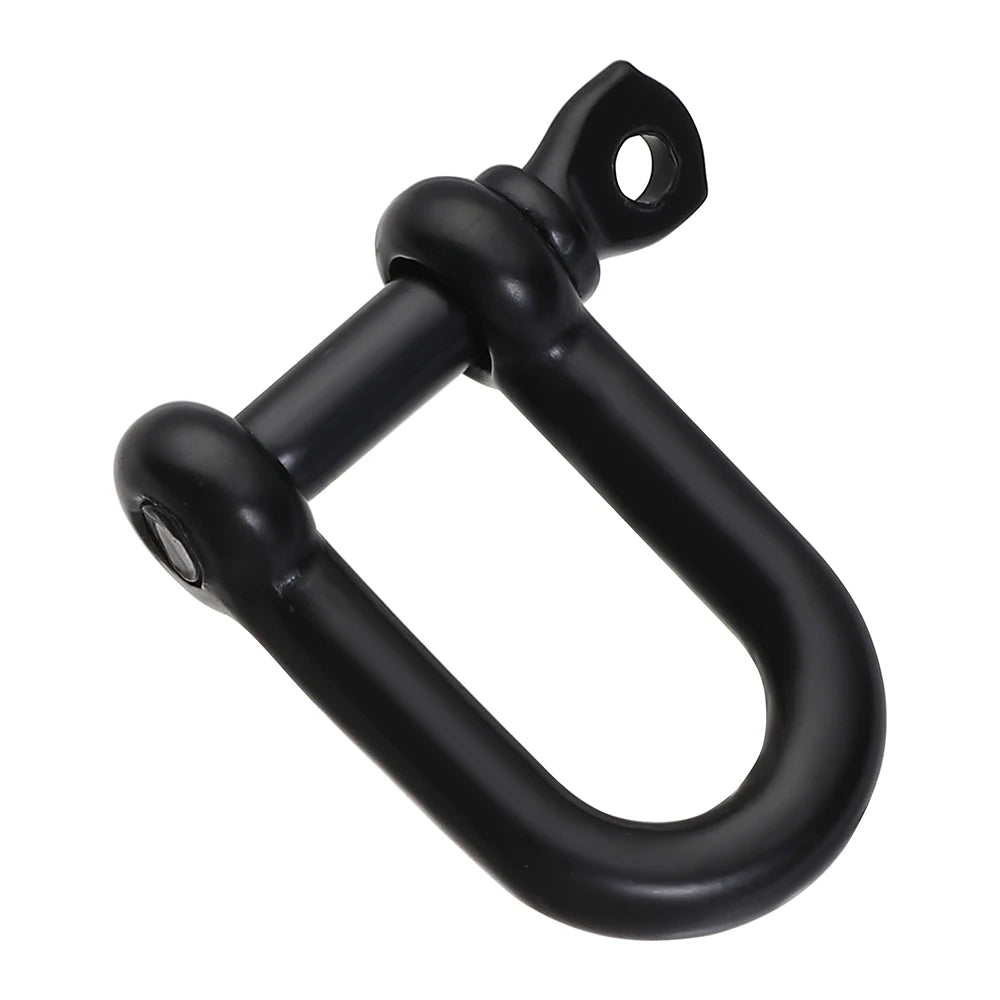 1 PC Black U Anchor Shackle Screw Pin Paracord Bracelet Buckle Paracord Bracelet Accessories Outdoor Tool Survival Rope Fittings