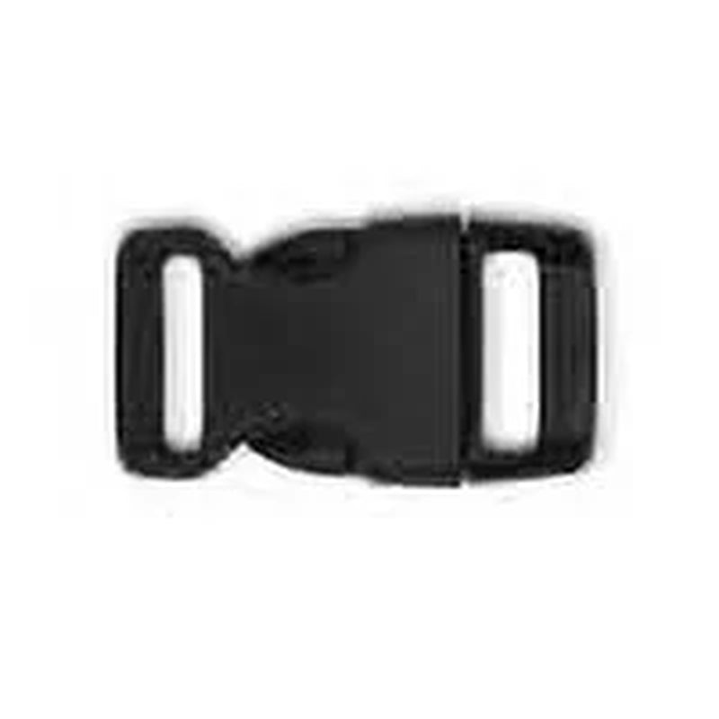 (3 Pack)  5/8" Black Parachute Buckles for Crafting or Replacement, 2 Count