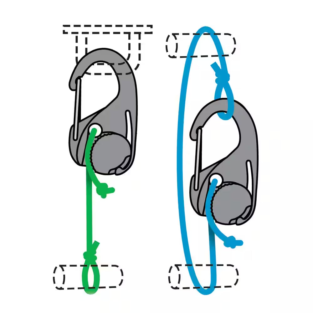 Plastic Camjam Cord Tightener (4-Pack)
